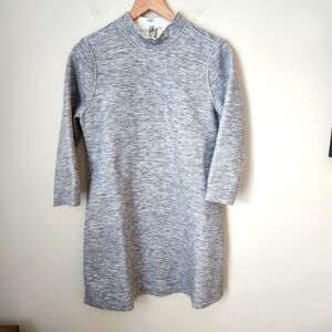 Anthropologie x Maeve | Mock Neck Long Sleeve Casual Mini Dress - Size S Petite